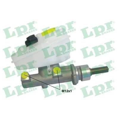 Billede af LPR 1473 Bremsehovedcylinder 23,81 Aluminium 12 x 1 (2), (2) FORD: MONDEO 3, 3 Stufenheck