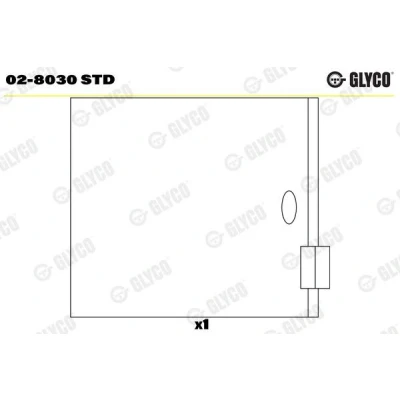 Billede af GLYCO 02 8030 STD Bøsning, vippearm