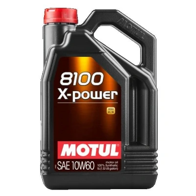 Billede af Motul 8100 X Power 10W 60 5l Motorolie 109696 PEUGEOT: 2008 Stationcar, 306 Hatchback, 208 I HONDA: CIVIC 9, ALFA ROMEO: GT
