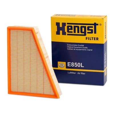 Billede af HENGST FILTER E850L Luftfilter 70 120 317 Filterindsats FORD: MONDEO 4 Turnier, S Max Mk1, Galaxy Mk2 MPV, VOLVO: V70 3, S80 II