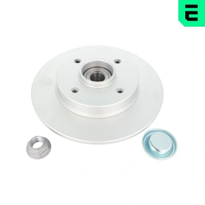 Billede af OPTIMAL 602893BS1 Bremseskiver 249 9 4/4 108 fuldstændigt coatet med integreret hjulleje, ABS sensor PEUGEOT: 307 Hatchback, SW