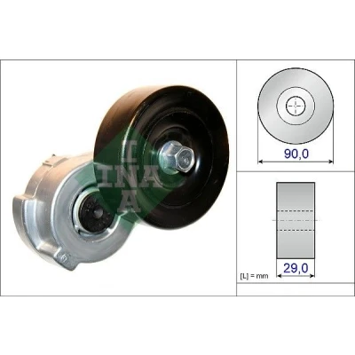 Billede af INA 534 0421 10 Remstrammer, kilerem CHRYSLER: Voyager / Grand 3
