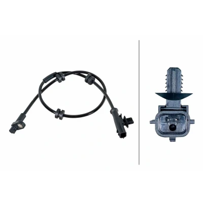 Billede af HELLA 6PU 358 252 021 ABS Sensor Hall princip 2 polet 635mm FORD: FIESTA 6
