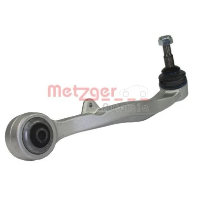 Billede af METZGER 58019702 Bærearm KIT + med gummileje, bære /styreled højre foraksel, nede, bag krydsarm Aluminium BMW: 5 Sedan, Touring