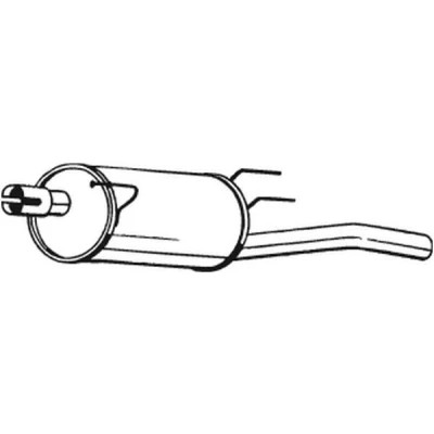 Billede af BOSAL 185 637 Lydpotte OPEL: Combo C Van / Stationcar, Tour