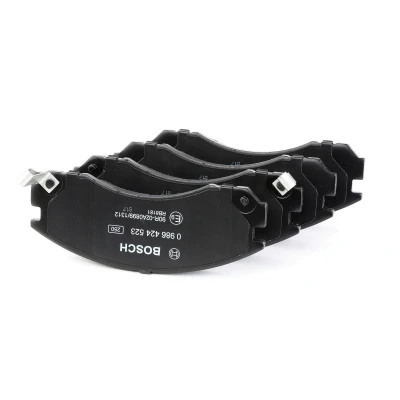 Billede af BOSCH 0 986 424 523 Bremseklodser Low Metallic med akustisk advarsel for slid anti knirke plade MITSUBISHI: PAJERO 2, Outlander I SUV