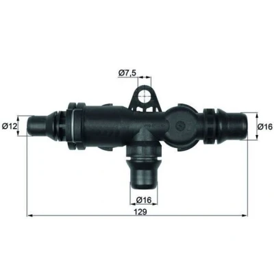 Billede af MAHLE ORIGINAL TO 4 82 Termostat, oliekøling BMW: X5