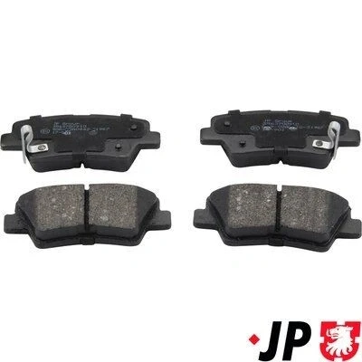 Billede af JP GROUP 3563700910 Bremseklodser bagaksel med akustisk advarsel for slid HYUNDAI: i30 II Hatchback, Stationcar, Tucson, KIA: Sportage IV