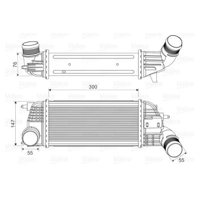 Billede af VALEO 818620 Intercooler uden EGR ventil