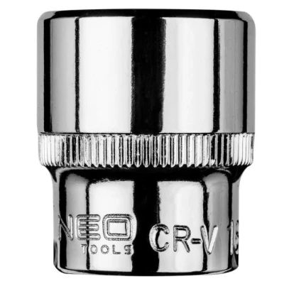 Billede af NEO TOOLS 08 178 Skraldenøgleindsats (Hexagon) 3/8 18 mm Krom vanadium stål Sekskant