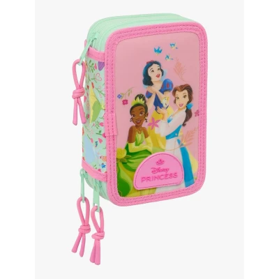 Billede af Penalhus med Tilbehør Disney Princess Bloom Pink Akvamarin 12,5 x 19,5
