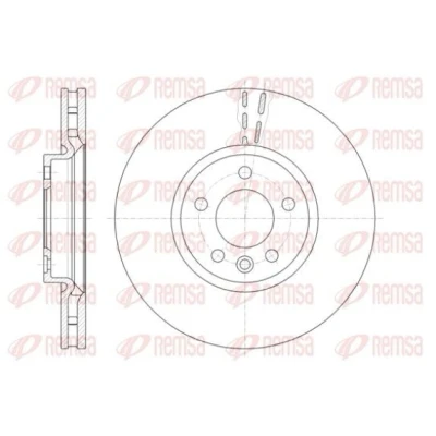 Billede af REMSA 61420.10 Bremseskiver foraksel 339,8, 339,8 32,2 5 ventileret VOLKSWAGEN: Multivan (7HM, Transporter 5, 6