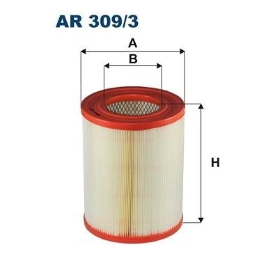 Billede af FILTRON AR 309/3 Luftfilter 220 174 Filterindsats
