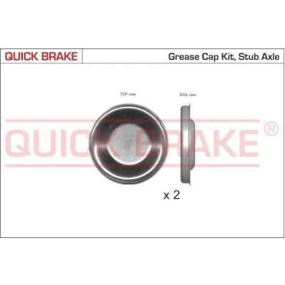 Billede af QUICK BRAKE 9826K Kappe, hjulleje 64 CITROËN: C3 I Hatchback, PEUGEOT: 206 Hatchback