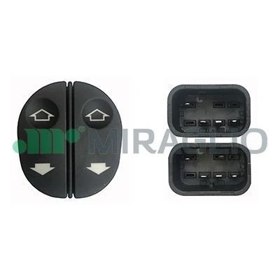 Billede af MIRAGLIO 121/FRB76003 Kontakt, rudehejs foran til venstre FORD: Fusion Stationcar, FIESTA 5, KA Hatchback