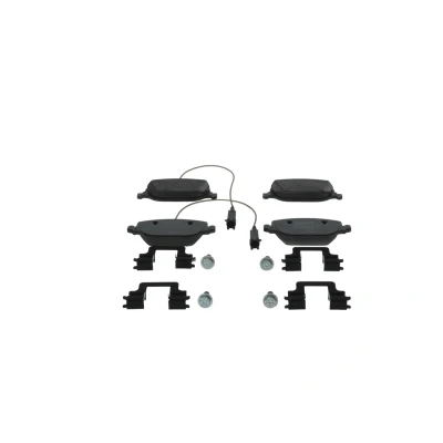 Billede af BOSCH 0 986 494 717 Bremseklodser Low Metallic med indbygget slidsensor skruer fjeder, tilbehør