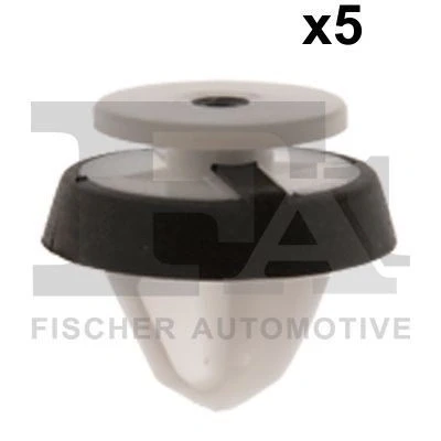 Billede af FA1 11 40040.5 Clips, side /beskyttelseslister VOLKSWAGEN: Caddy 3, Touran I, up! Hatchback, SKODA: Octavia 3 Combi, Fabia 2