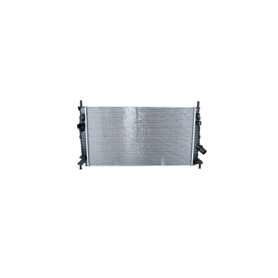 Billede af NRF 55327 Radiator Aluminium 672 376 24 med monteringsdele Loddet køleripper MAZDA: 3 Hatchback, Sedan, VOLVO: V50, FORD: Focus 2
