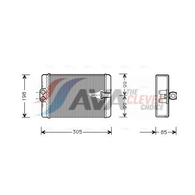 Billede af Varmeelement, kabinevarme AVA QUALITY COOLING MSA6250