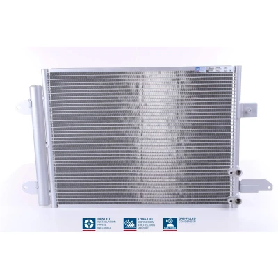 Billede af NISSENS 940588 Kondensator med tørrer Aluminium 546 R 134a AUDI: A3 Sportback, TT Roadster