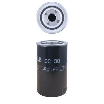 Billede af MAHLE ORIGINAL OC 30 Oliefilter med en returløbs stop ventil Påskruet filter VOLVO: F 80, 12, SCANIA: P,G,R,T series