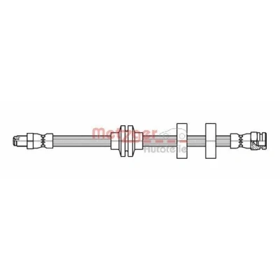Billede af METZGER 4118500 Bremseslange 435 M10 x 1