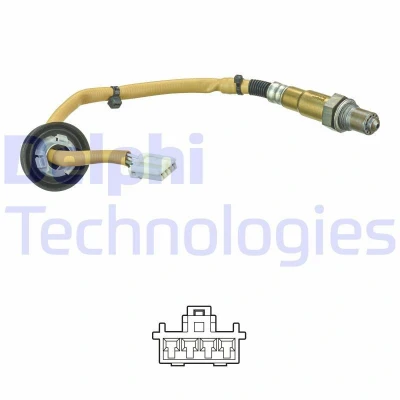 Billede af DELPHI ES21340 12B1 Lambdasonde pladesonde, opvarmet MITSUBISHI: COLT 6
