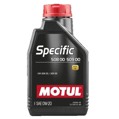 Billede af Motul Specific 508 00 509 0W 20 1l Motorolie 107385 FORD: MONDEO 4, FIESTA 6, S Max Mk1, TOYOTA: Aygo, Yaris III Hatchback, II Hatchback