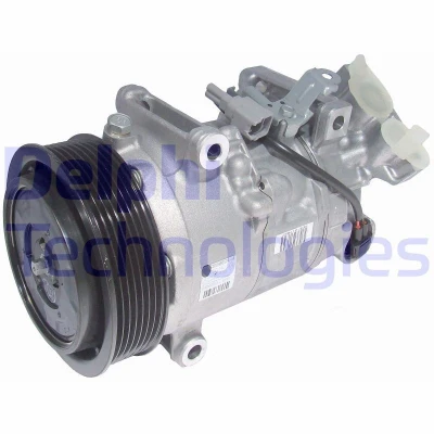 Billede af DELPHI TSP0155964 Kompressor 6SEL14C PAG 46 med kompressorolie RENAULT: GRAND SCENIC 3, MEGANE 3 Grandtour,