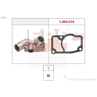 Billede af EPS 1.880.832 Termostat 92 Made in Italy OE Equivalent OPEL: Astra G Caravan, CC