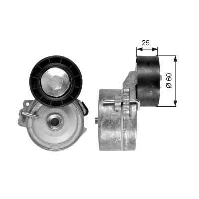 Billede af GATES FleetRunner Micro V Kit T39033 Strammehjul CITROËN: Berlingo / First I, I Van