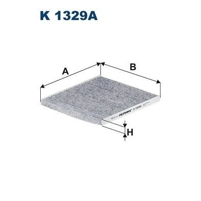 Billede af FILTRON K 1329A Kabinefilter Aktivkulfilter 211 187 15 KIA: Rio 3, 3 Stufenheck, III Van / Hatchback
