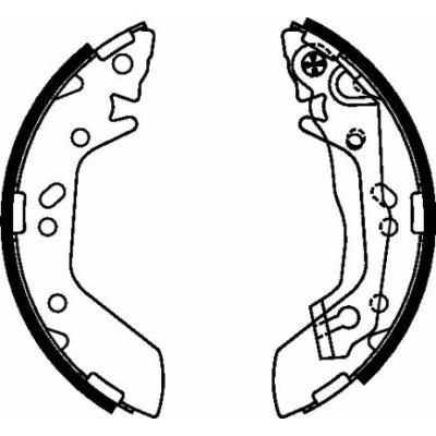 Billede af TEXTAR 91059600 Bremsebakker 180 35 med håndbremsegreb HYUNDAI: ACCENT 2