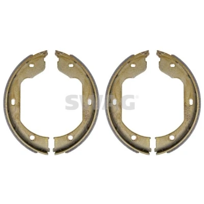 Billede af SWAG 20 92 3851 Håndbremseklodser bagaksel BMW: 5 Sedan, Touring, X5, VOLKSWAGEN: Touareg I, Multivan (7HM