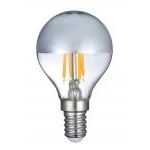 Billede af DIOLUX LED Topforspejlet krone sølv S19 D 3,5W/927 E14 (300 lumen), dæmpbar (=25w)