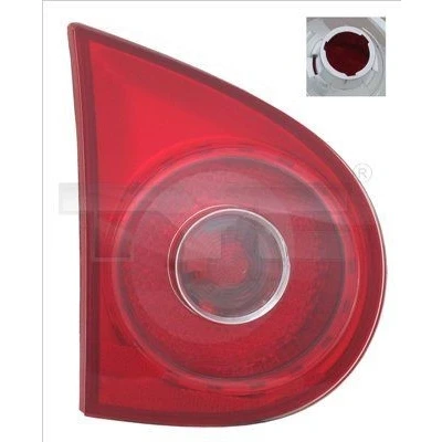 Billede af TYC 17 0054 01 2 Baglygter venstre indre del uden lampeholder VOLKSWAGEN: Golf 5
