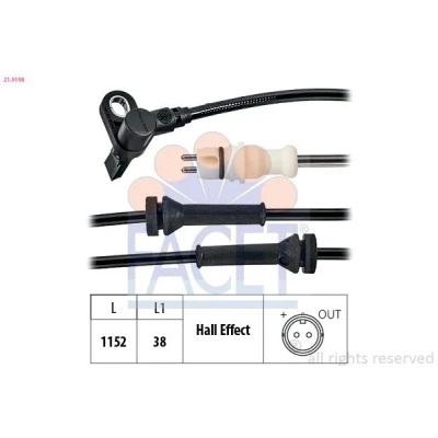 Billede af ABS Sensor FACET 21.0198