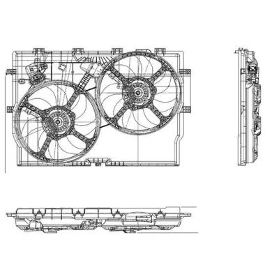 Billede af MAGNETI MARELLI 069422578010 Køleventilator 388 12 240 348 FIAT: Ducato III Bus, Ladvogn / Chassis