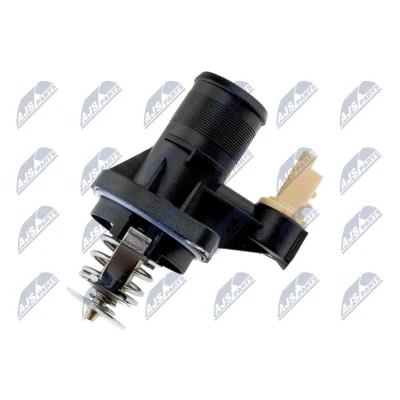 Billede af NTY CTM PE 005 Termostat 105 med pakning PEUGEOT: 206 Hatchback, 307 SW, 308 I CITROËN: C4 Grand Picasso, C5 II Saxo Hatchback
