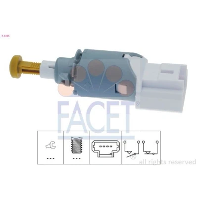 Billede af FACET 7.1225 Bremselyskontakt mekanisk Made in Italy OE Equivalent RENAULT: MASTER 3