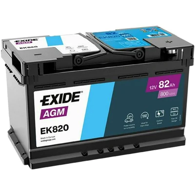 Billede af EXIDE EQUIPMENT ET650 Starterbatteri 12V 100Ah 800A B0 MITSUBISHI: Pajero 4, Sport 1 SUV, TOYOTA: Land Cruiser Prado 90, 80