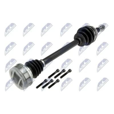 Billede af NTY NPW VW 097 Trækaksel venstre foraksel 557 manuelt gear VOLKSWAGEN: Golf 4, 4 Variant, SEAT: Leon I Hatchback, AUDI: A3 Hatchback