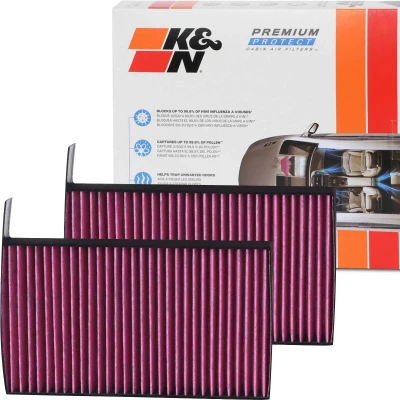 Billede af K&amp;N Filters DVF5079 Kabinefilter Aktivkulfilter 242 30 kvadratisk TESLA: Model 3, Y