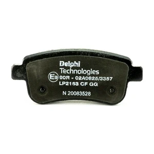Billede af DELPHI LP2153 Bremseklodser Ikke forberedt til slidindikator med anti knirke plade tilbehør RENAULT: Clio V Hatchback, MEGANE 3 Grandtour