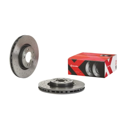 Billede af BREMBO 09.C658.1X Bremseskiver 283 26 5 perforeret/indv. ventileret coatet højkarboniseret med skruer PEUGEOT: 308 SW 2, II Hatchback