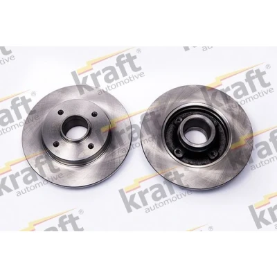 Billede af KRAFT 6055925 Bremseskiver 249, 249,0 9,0 4 fuldstændigt uden hjullejer, ABS sensorring PEUGEOT: 307 Hatchback, SW, Stationcar