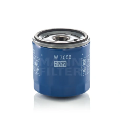 Billede af MANN filter W 7056 Oliefilter M 22 X 1.5 med en returløbs stop ventil Påskruet OPEL: Karl, Astra K Hatchback, Sports Tourer