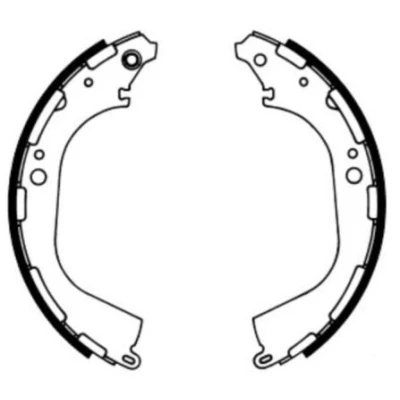 Billede af ABE C01045ABE Bremsebakker bagaksel 295 50 AKEBONO NISSAN: NP300 Pick up, Up