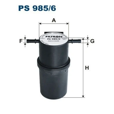 Billede af FILTRON PS 985/6 Brændstoffilter Ledningsfilter 10 VOLKSWAGEN: Crafter 30 35 Bus, 50 Van, Ladvogn/Chassis