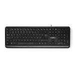Billede af Nedis Wired Keyboard USB Drevet Multimedia QWERTZ DE layout Ja